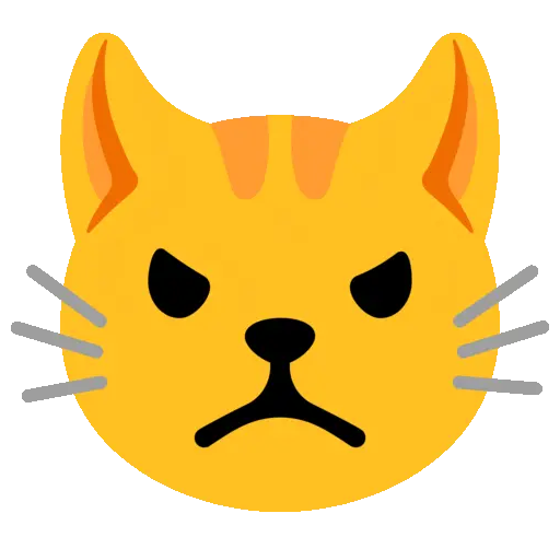 😾